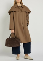 Studio Nicholson Detachable-cape Cotton Parka Brown