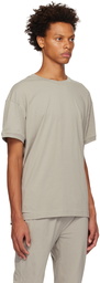 Hugo Taupe Printed T-Shirt