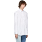 Maison Margiela White Logo Poplin Shirt