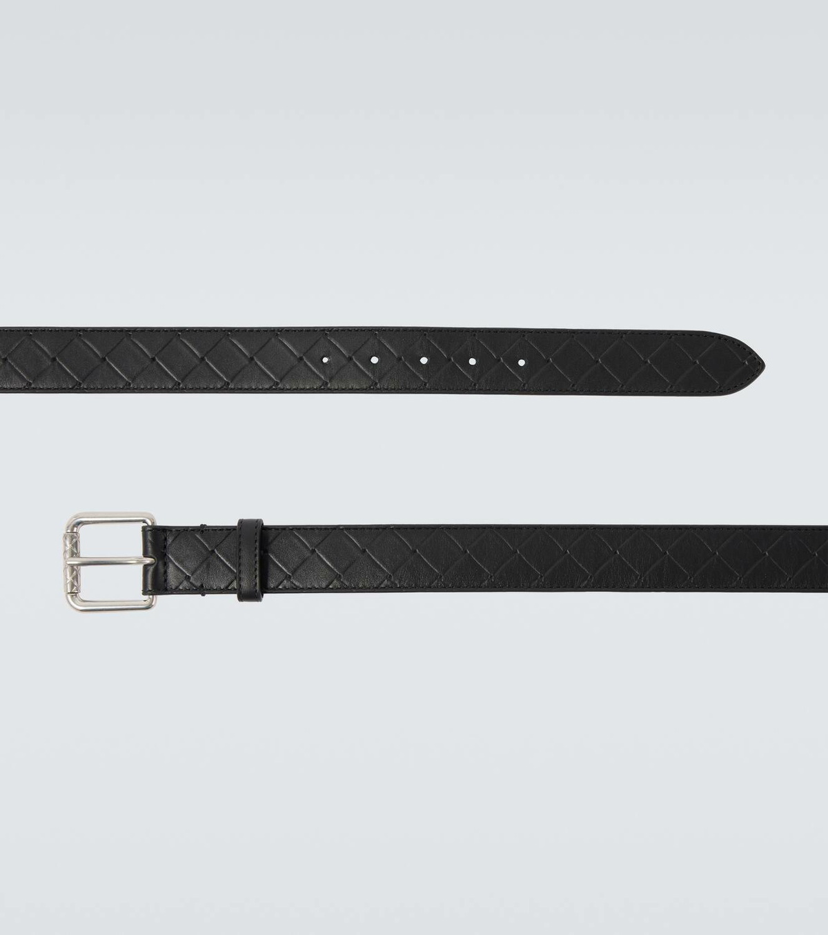 アクセサリーその他 BOTTEGA VENETA INTRECCIATO STAMP BELT Bottega Veneta® Men's Intrecciato Stamp Belt in Black. Shop