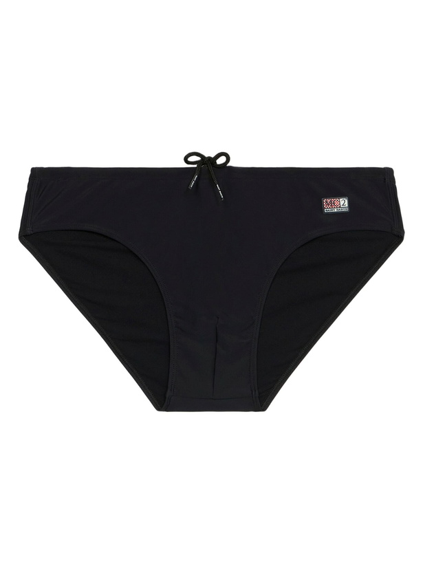 Photo: MC2 Saint Barth Man Black Swim Briefs Cayo