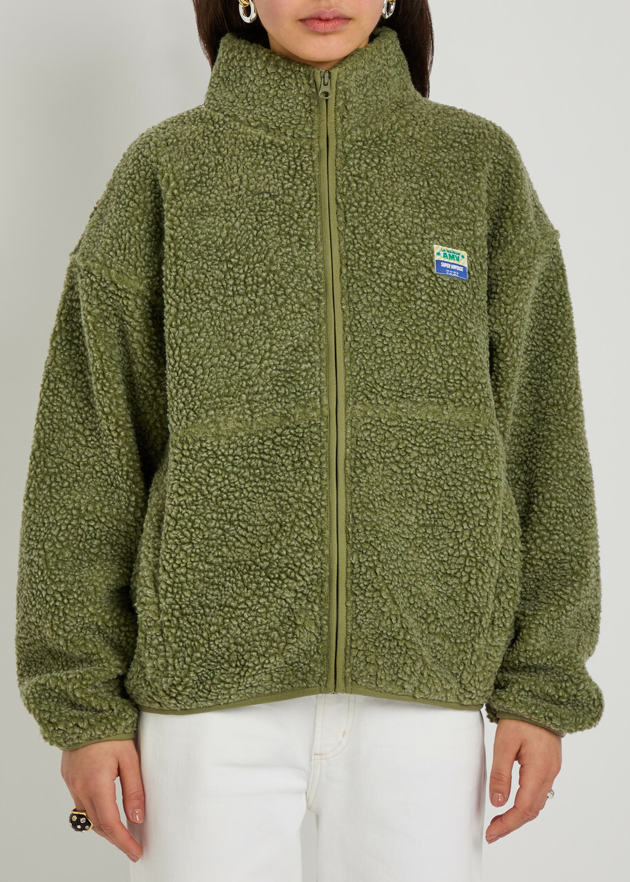 American Vintage Hoktown Fleece Jacket Green