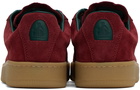 Lanvin Burgundy Curb Lite Sneakers