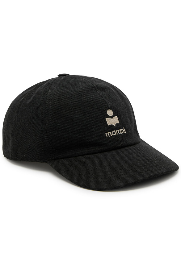Photo: Isabel Marant Tomas Logo Cotton cap Black