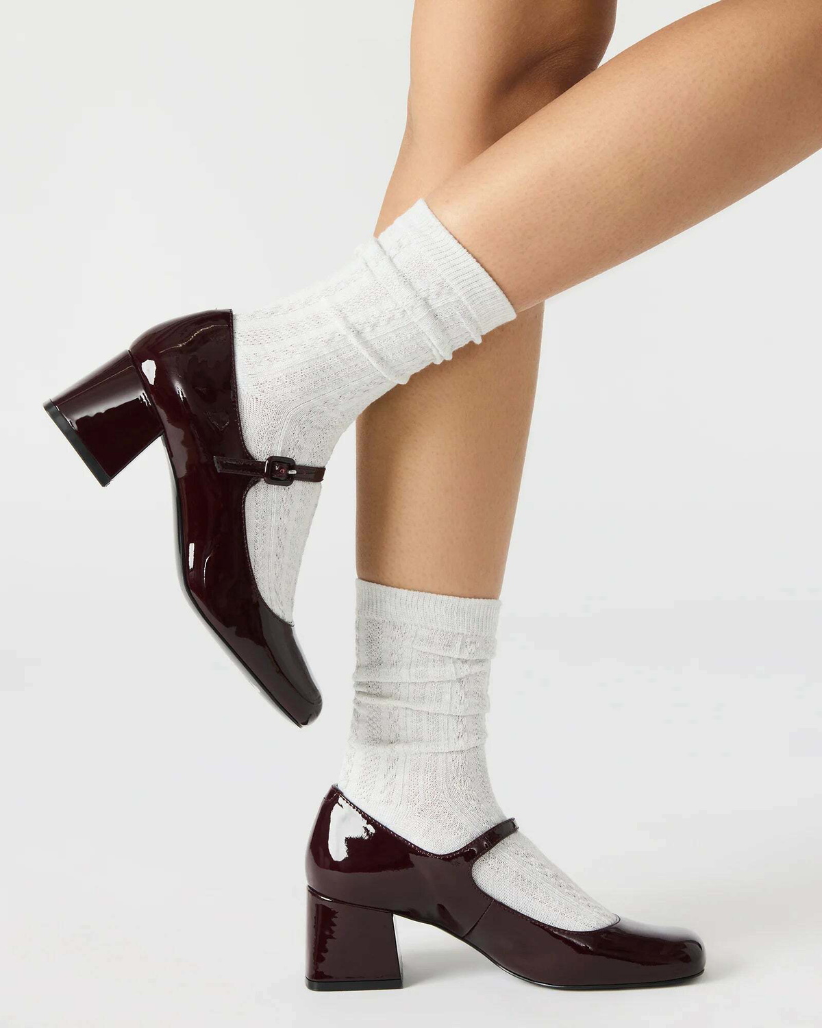 Steve Madden Darcey Heels in Burgundy Patent