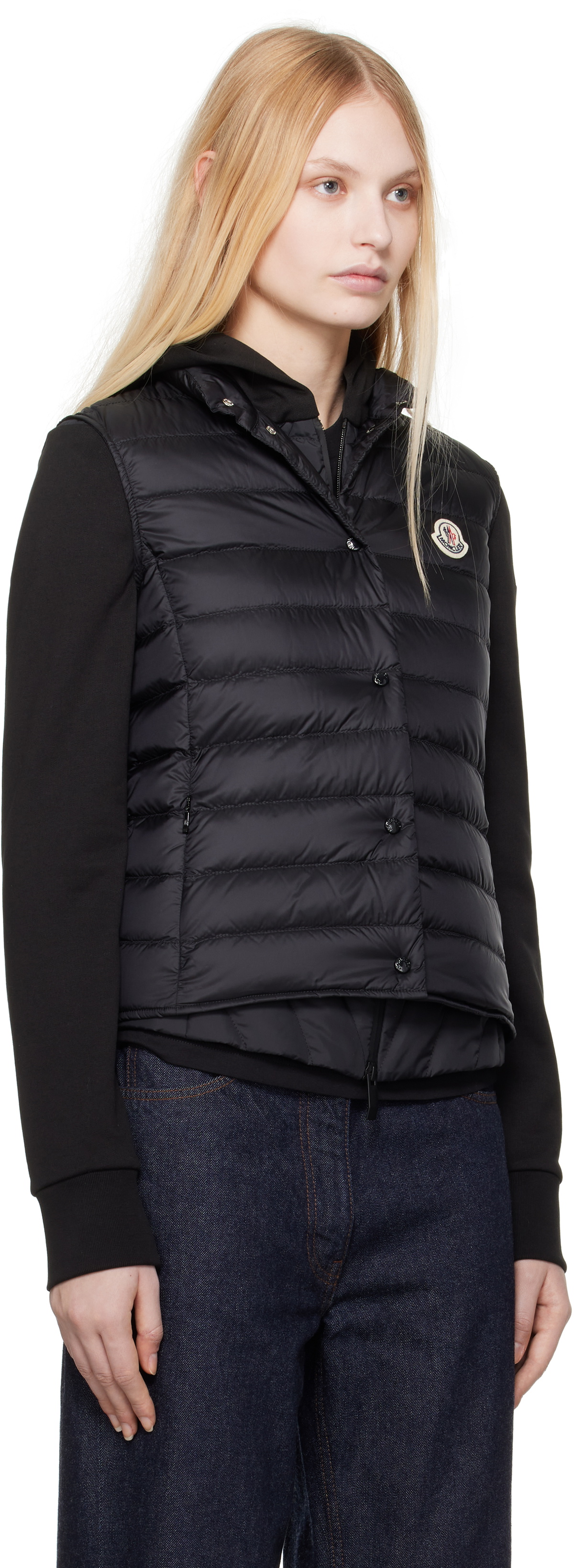 Moncler Black Liane Packable Down Vest Moncler