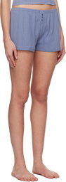 Cou Cou Blue 'The Short' Shorts