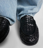 Bottega Veneta Silenzio Intrecciato leather loafers