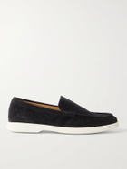 HUGO BOSS - Suede Loafers - Blue