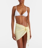 Montce Draped beach cover-up
