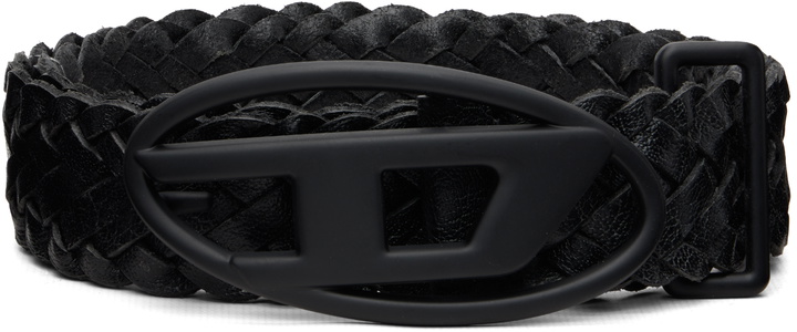 Photo: Diesel Black B-1dr Braidered Belt