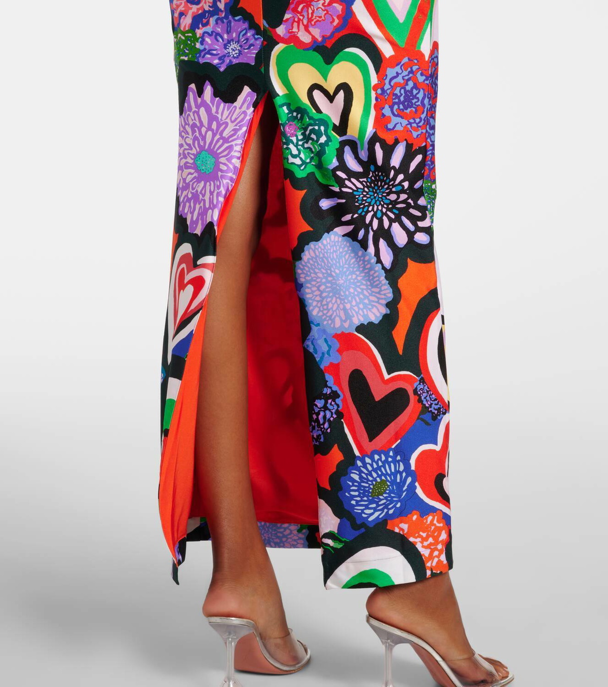 Area Printed maxi dress