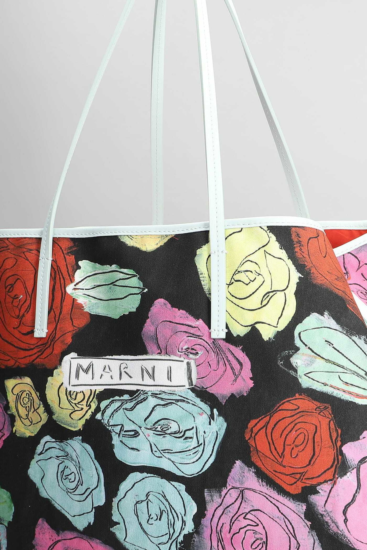 Marni Tote In Black Cotton