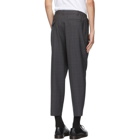 Comme des Garcons Homme Deux Grey Wool Check Trousers