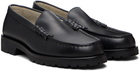 Common Projects Black Leather Chunky Loafers