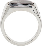 Hatton Labs SSENSE Exclusive Silver Jasper Signet Ring