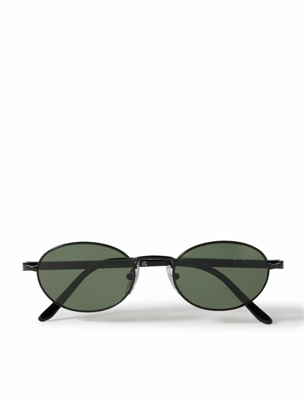 Photo: Persol - Ida Oval-Frame Metal Sunglasses