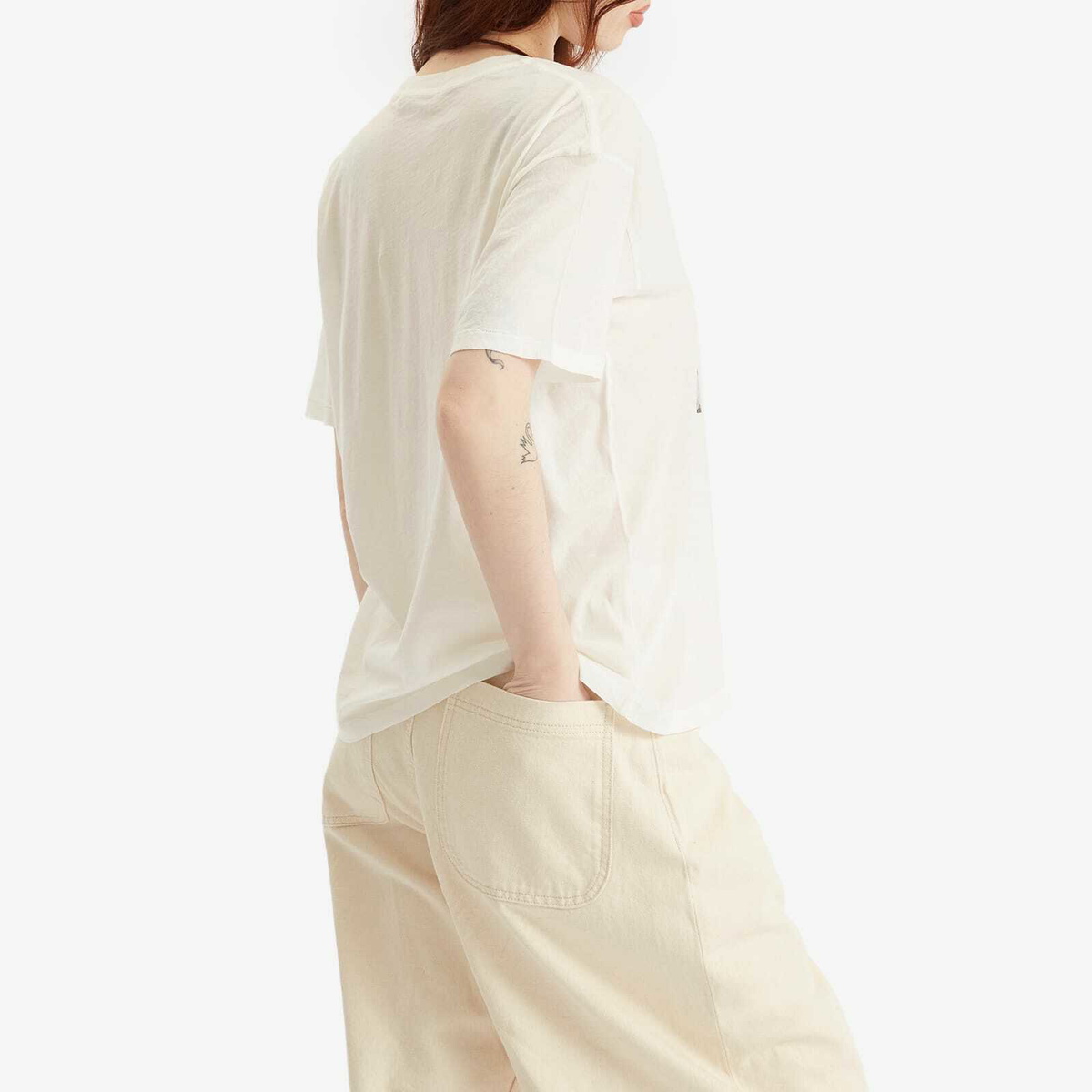 Bode Women's President Cup T-Shirt in Cream