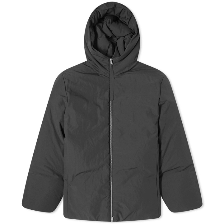 Photo: Jil Sander Men's Plus Water Repellent Hooded Jacket in Black