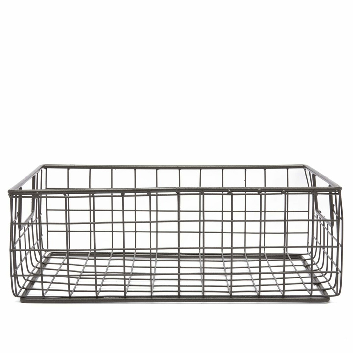 Photo: Puebco Wire Storage Basket - Small in Steel 