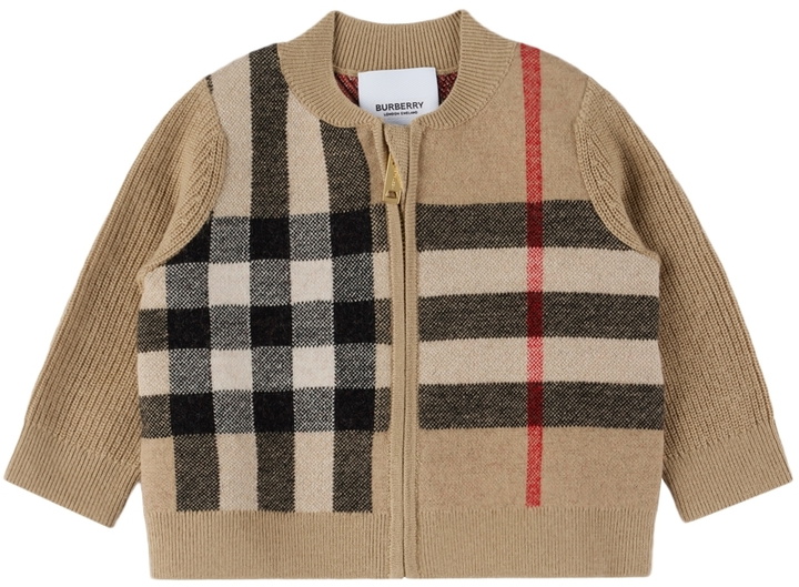 Photo: Burberry Baby Beige Check Jacket