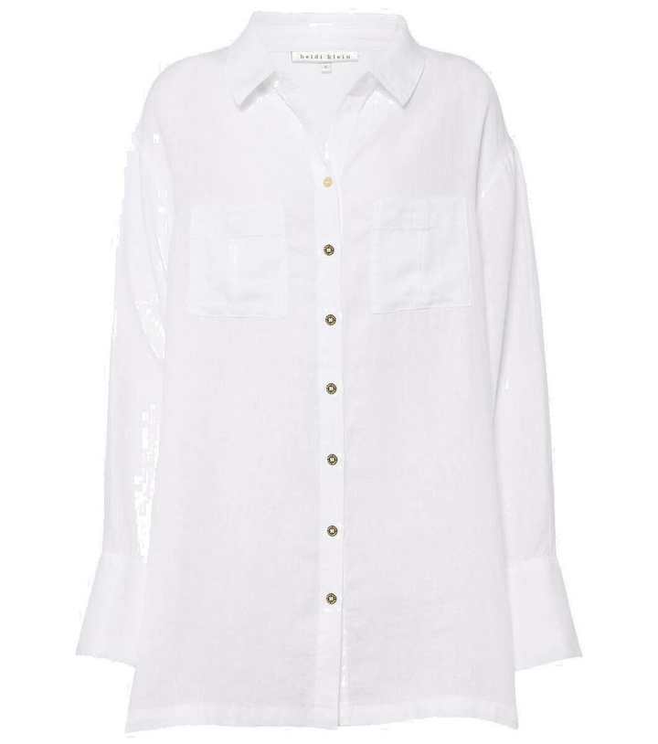 Photo: Heidi Klein White Bay linen shirt