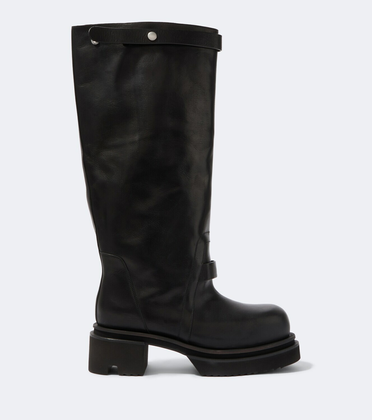Rick Owens Naska leather knee-high boots