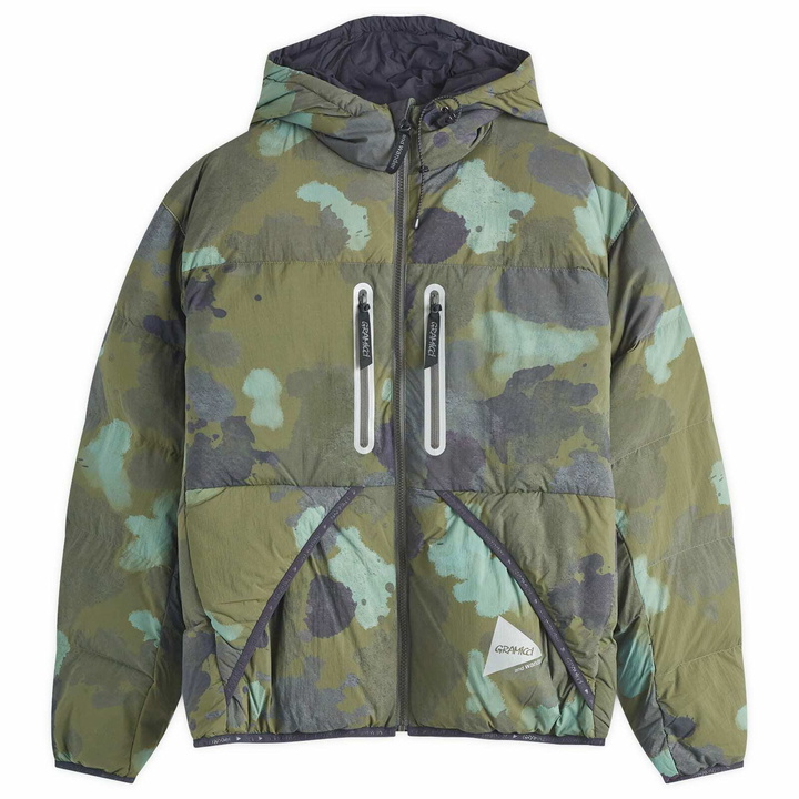 Photo: Gramicci Men's x and wander Down Jacket in Camo