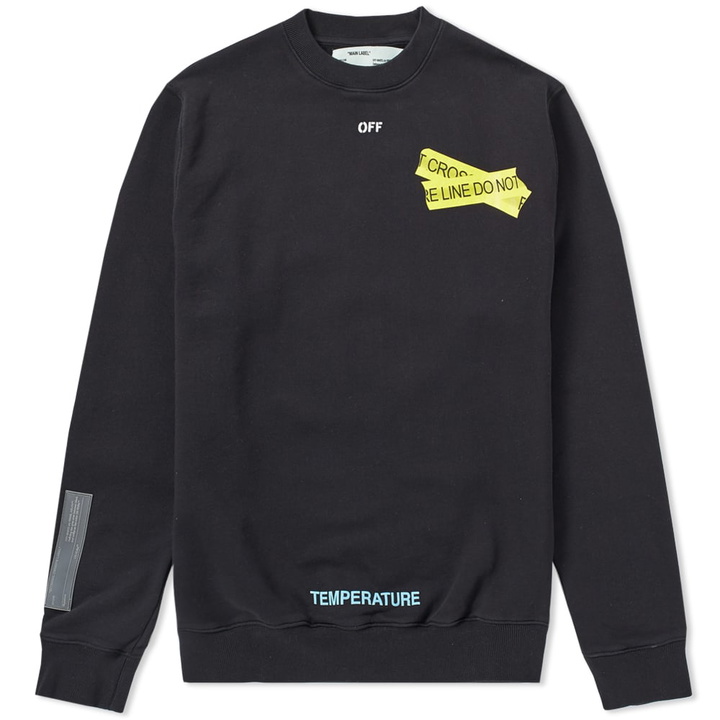 Photo: Off-White Firetape Crew Sweat