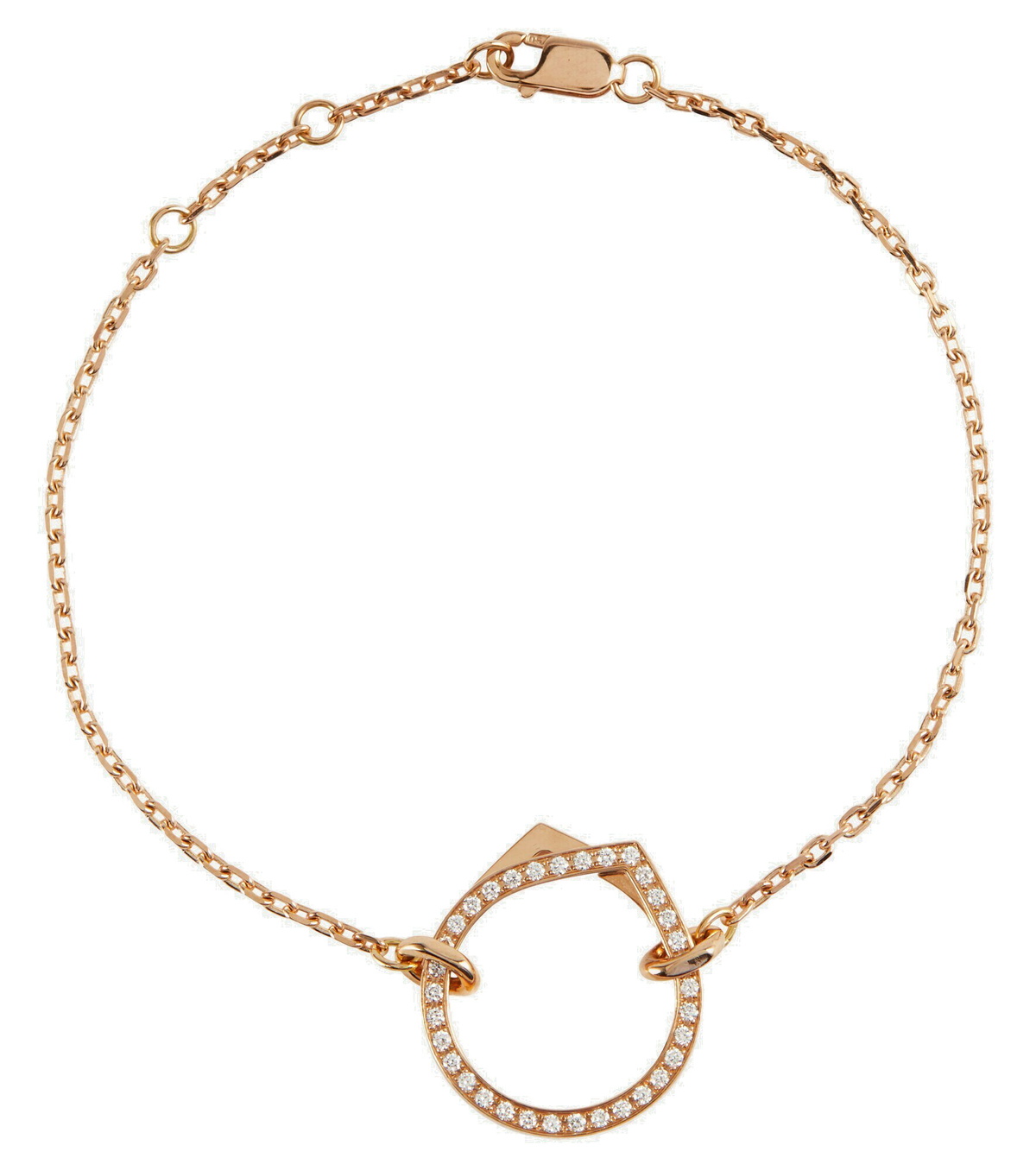 Repossi - Antifer 18kt rose gold bracelet with diamonds Repossi