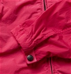 Moncler - Logo-Embroidered Grosgrain-Trimmed Shell Jacket - Pink