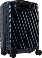 Tumi Navy International Expandable 4 Wheeled Carry-On Suitcase