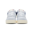 Nike Grey and Blue Air Force 1 07 QS Sneakers