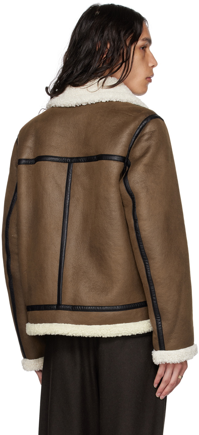 A.P.C. Brown Tommy Faux-Shearling Jacket A.P.C.