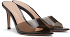Gianvito Rossi Black Elle 85 Heeled Sandals