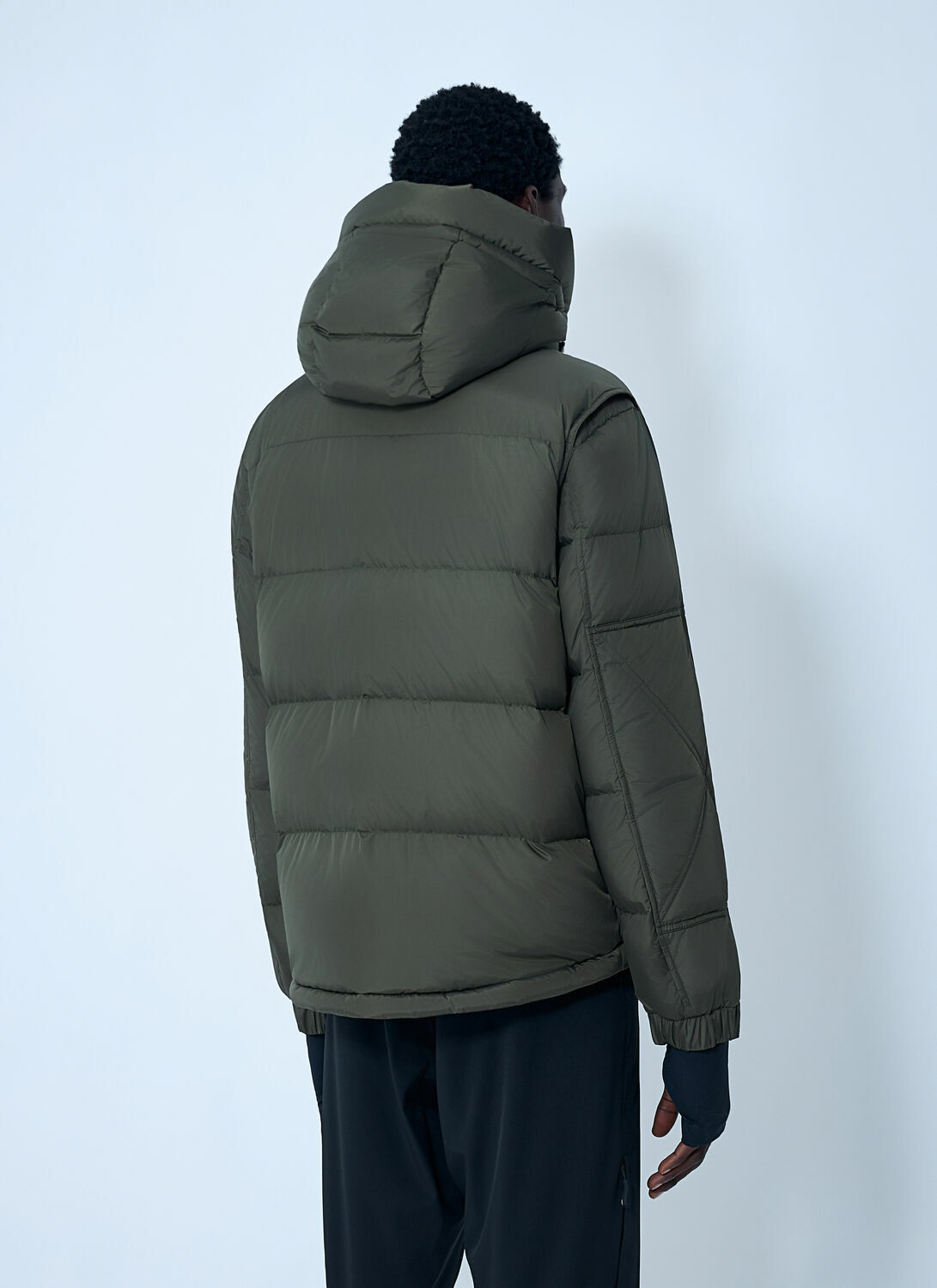 Moncler Grenoble Matte Short Down Jacket