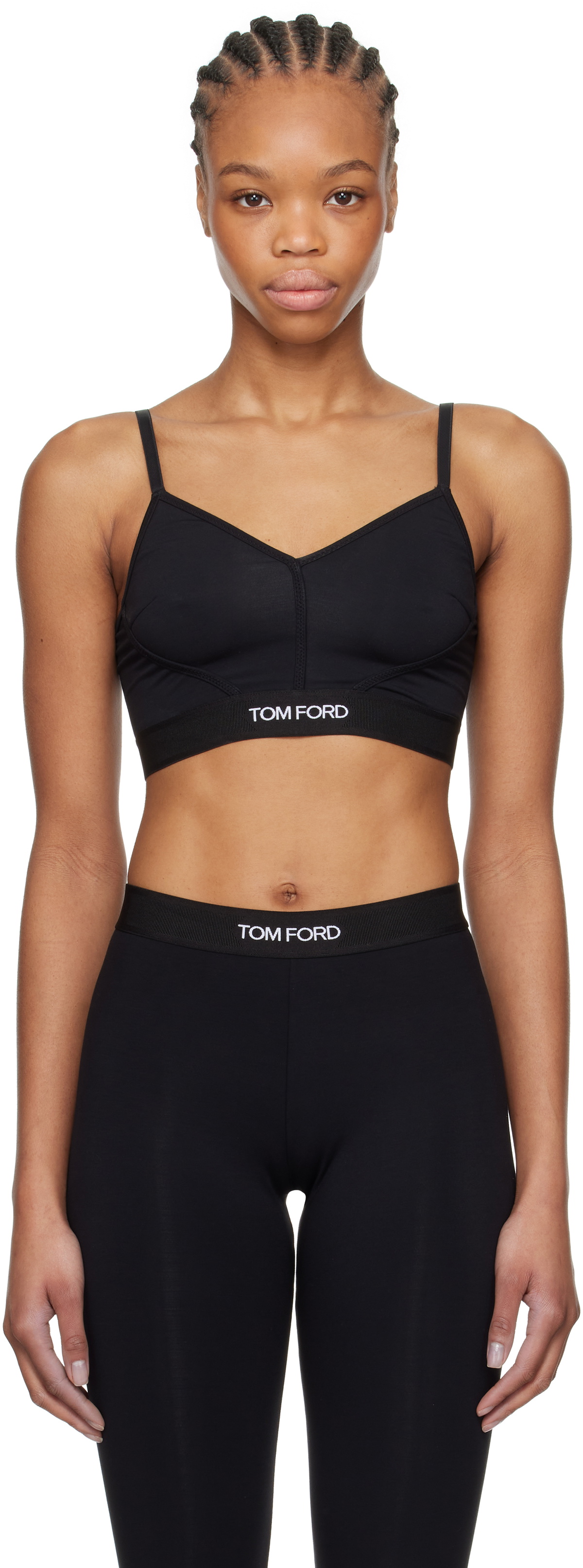 【送料&関税込】Tom Ford Modal Signature Bralette TOM FORD Optical Zebra Print Modal Signature Bralette
