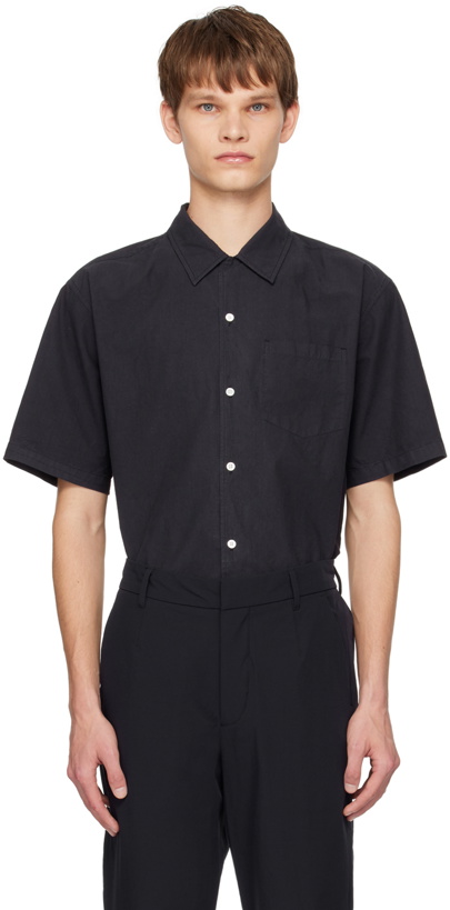Photo: NORSE PROJECTS Navy Carsten Shirt
