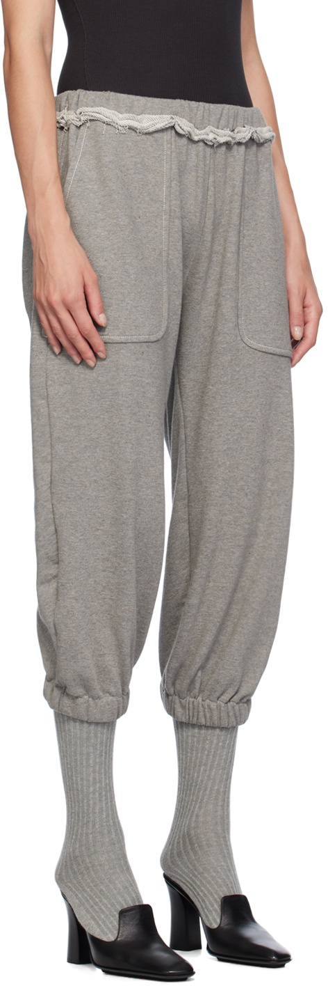 Edward Cuming Gray Kick-Me Sweatpants