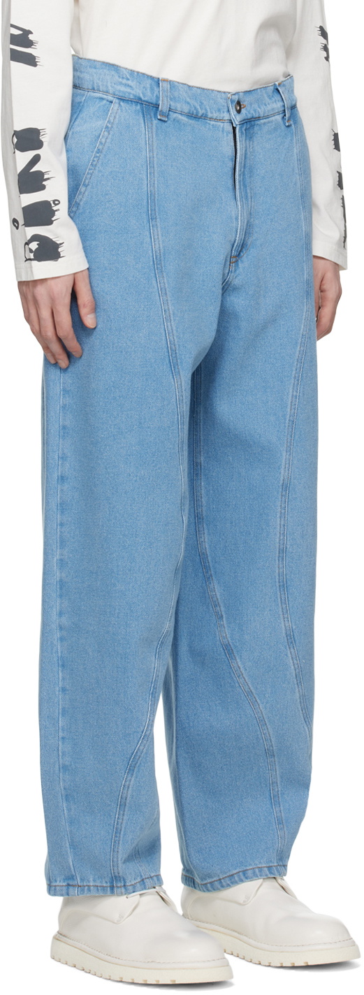 Henrik Vibskov Blue Engineered Jeans Henrik Vibskov