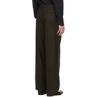 TOM FORD Brown Light Fresco Stripe Wide Leg Trousers
