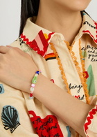 Anni LU Happy Beaded 18kt Gold-plated Bracelet - Multicoloured - One Size