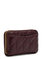 Coach Pillow Quilted Leather Wallet - Purple - One Size