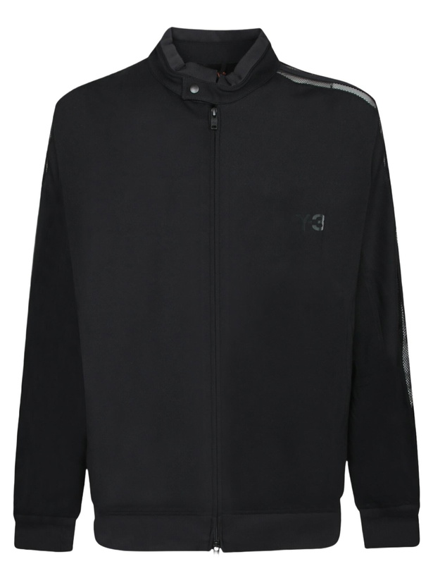 Photo: Y-3 Black Stripes Zip Track Jacket
