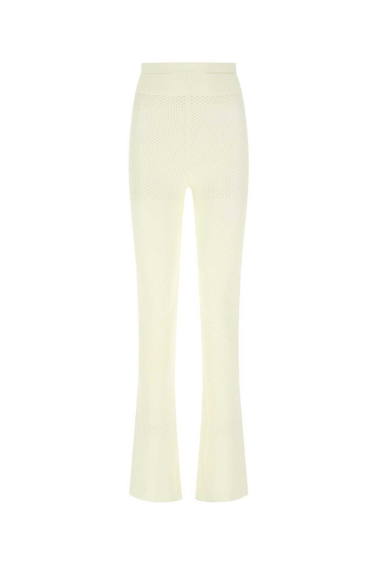 Photo: ANDREĀDAMO Ivory Stretch Viscose Blend Pant