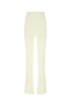 ANDREĀDAMO Ivory Stretch Viscose Blend Pant