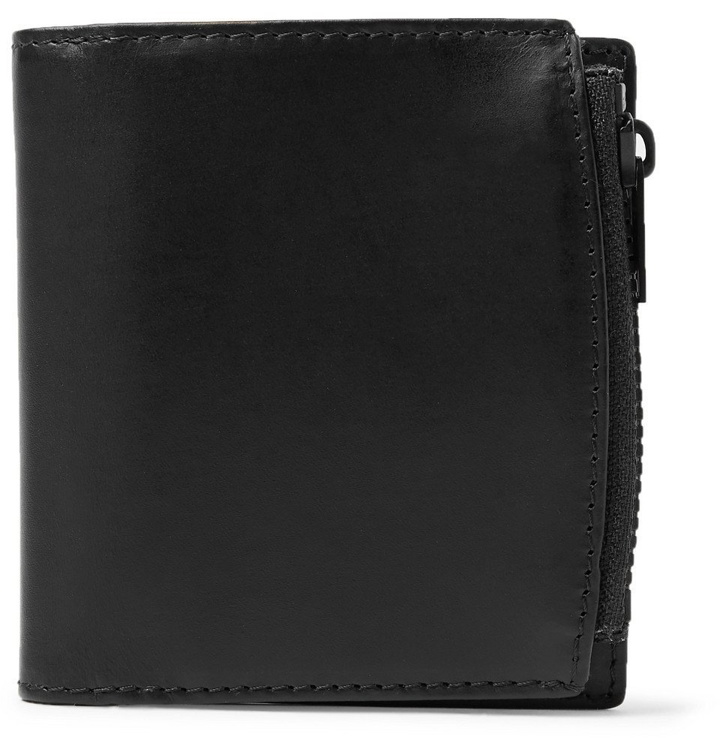 Photo: Maison Margiela - Leather Trifold Wallet - Men - Black