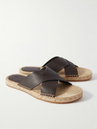 Zegna - Panarea Leather Sandals - Brown