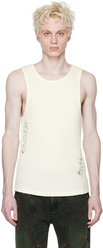 Photo: Andersson Bell White Flower Man Tank Top