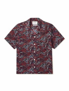 NOMA t.d. - Camp-Collar Paisley-Print REXCELL® Shirt - Red